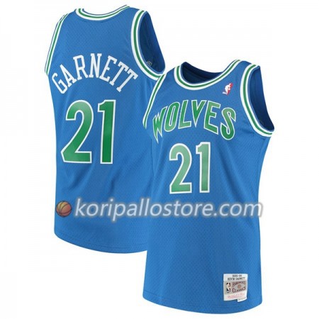 Minnesota Timberwolves Kevin Garnett 21 Hardwood Classics Sininen Miesten Pelipaidat Swingman 